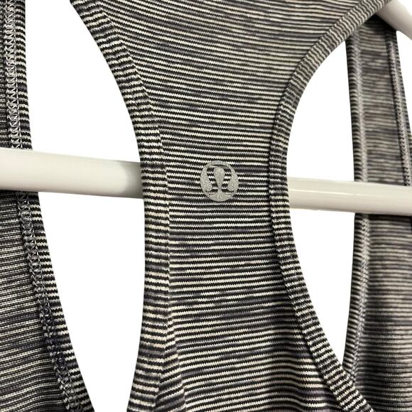 Lululemon Cool Racerback Tank Extra Long Wee Are From Space Coal Fossil Size 2 - Picture 5 of 7
